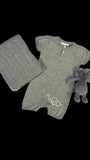 Elephant sweater knit one piece 6-9 months with beautiful embroidery