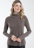 Cashmere Harper Light Weight
Funnel Neck- An instant classic! Available in Heather mushroom, black and charcoal