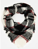 Cozy & Classic Winter Plaid Oblong Scarf *four colors available