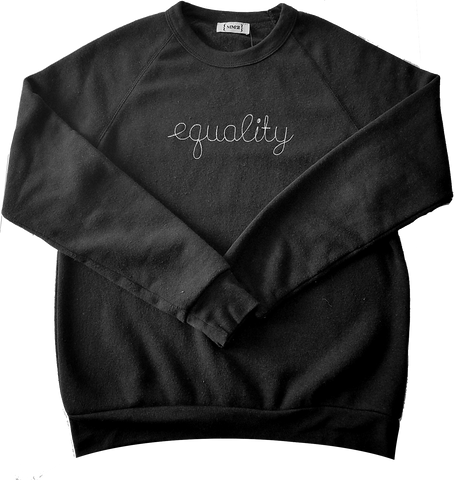 Equality Eco Fleece Unisex Sweatshirt * available in black or olive
