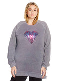 Ecofleece Diamond Sequins Patch Sweatshirt