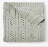 On the farm organic cotton sweater with matching print organic cotton gauze shorts