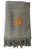 Classic cashmere blend blanket * can be monogrammed