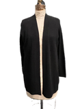 Our classic open cashmere duster *available in black, charcoal, camel and fuchsia