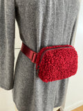 Our favorite belt bag- Soft sherpa (vegan) available now in 11 colors!