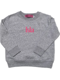 Youth size Pullover sweatshirt with personalized with embroidered monogram or Name