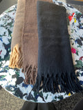 winter fringe wrap * available in black, taupe and champagne