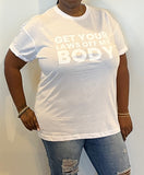Get your laws off my body short sleeve sand t-shirt unisex *a portion of sales are donated to abortionfunds.org